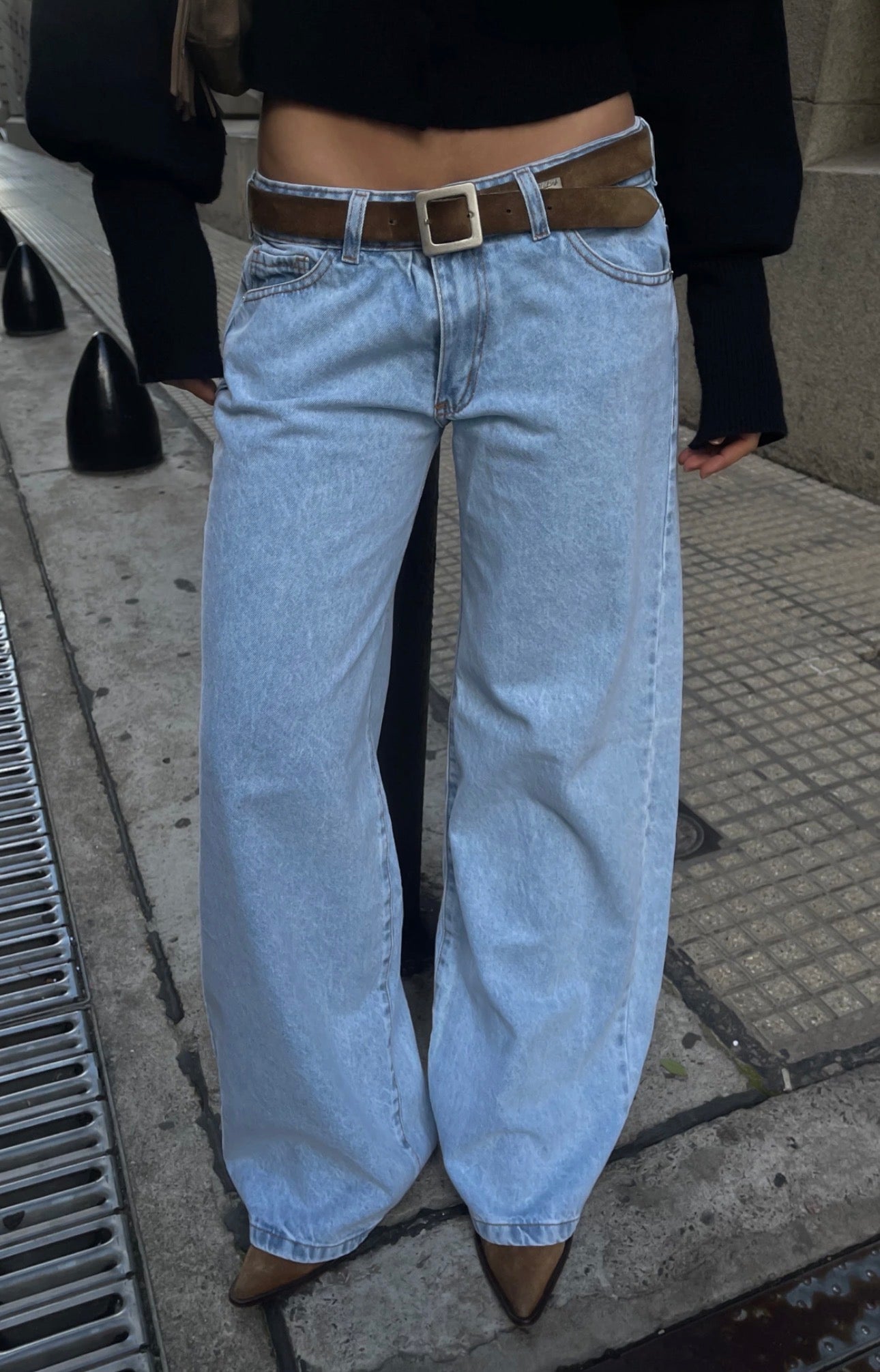 WIDE LEG SELENA TIRO BAJO