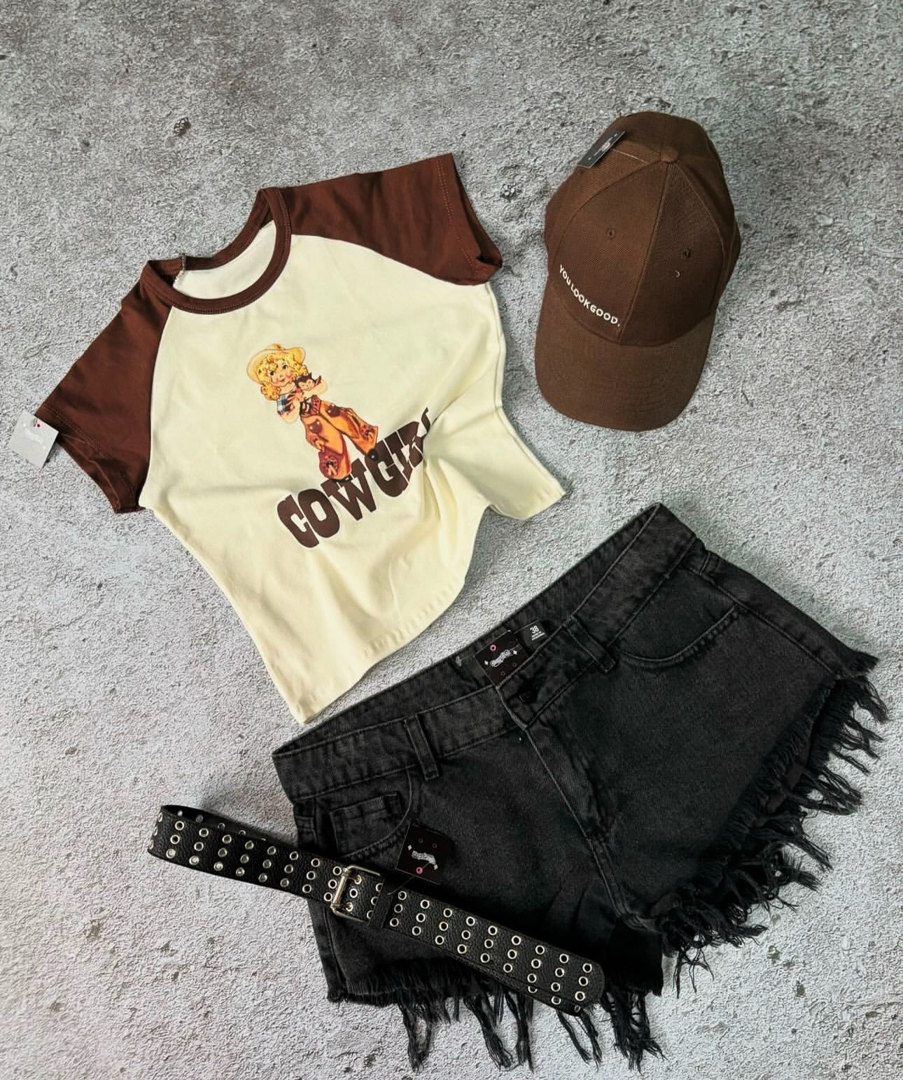 BABY TEE COW GIRL