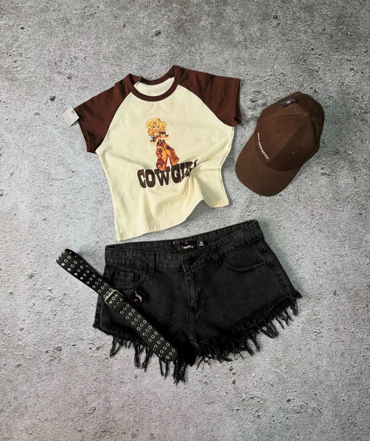BABY TEE COW GIRL