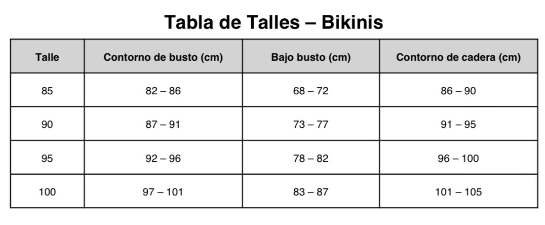 BIKINI SIRENA